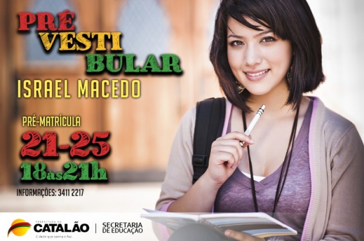 Cursinho Israel Macedo abre pré-inscrições na próxima semana