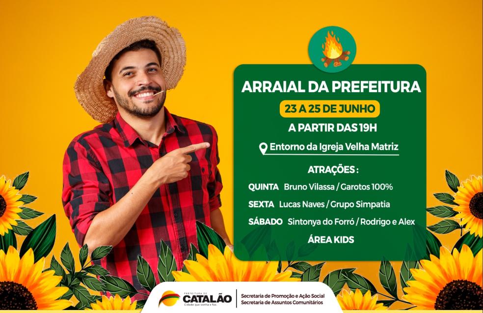 Arraiá da Prefeitura começa amanhã (23)