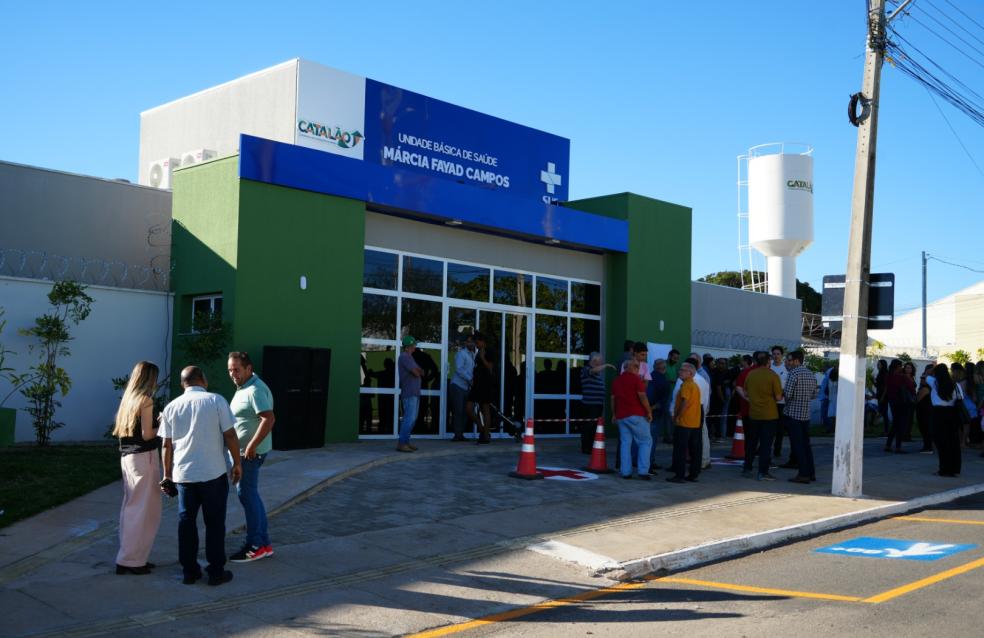 Prefeitura de Catalão inaugura a moderna Unidade Básica de Saúde da Família Márcia Fayad Campos à população