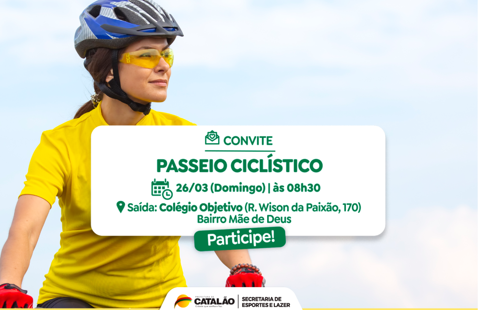 Catalão terá passeio ciclístico neste domingo (26)