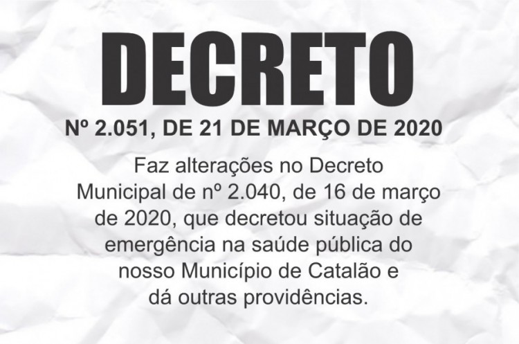 Decreto nº 2051