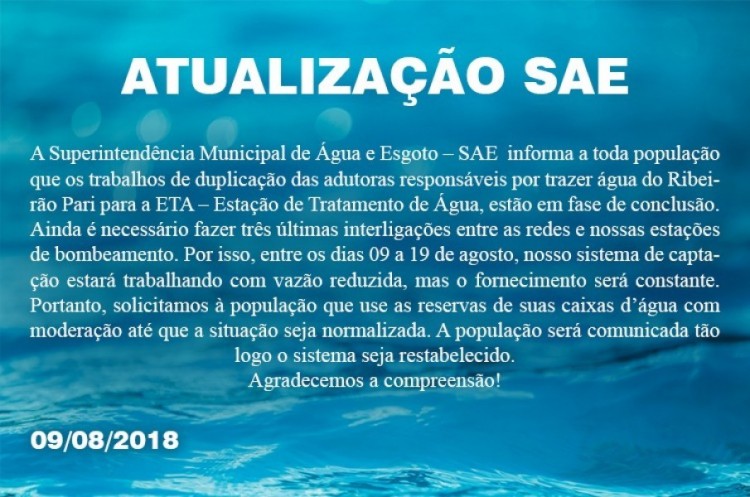ATUALIZAÇÃO SAE