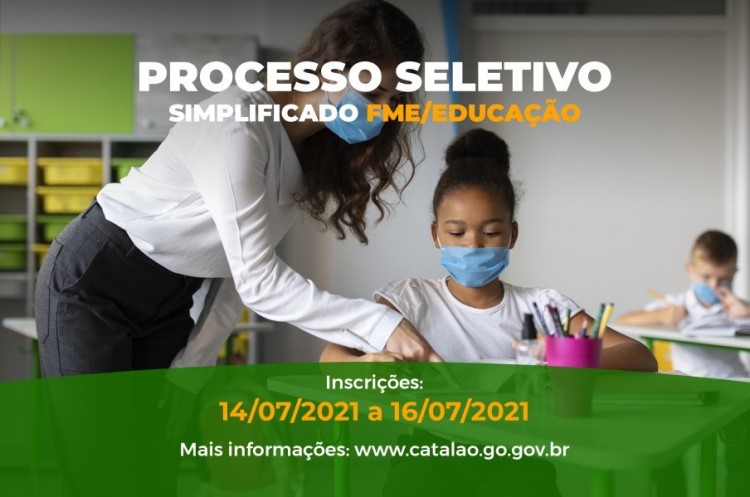Educação abre período de inscrições para Processo Seletivo