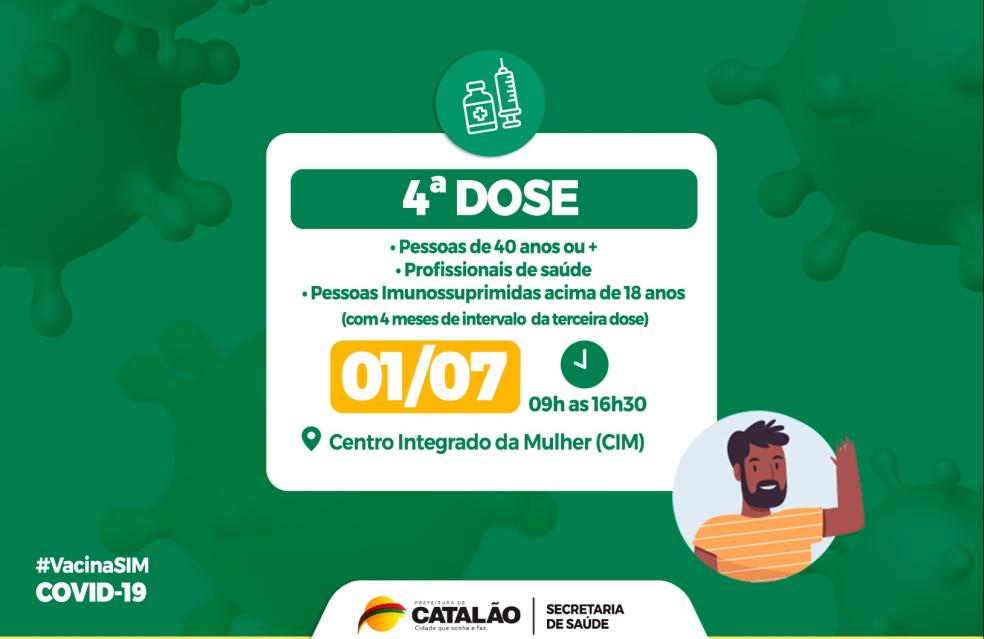 Covid-19: Saúde convoca pessoas de 40 anos ou mais, profissionais de saúde e imunossuprimidos para receberem a 4ª dose