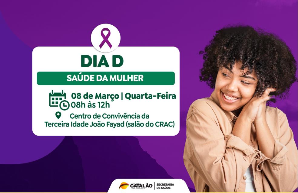 Saúde de Catalão comemora Dia Internacional da Mulher com atividades especiais